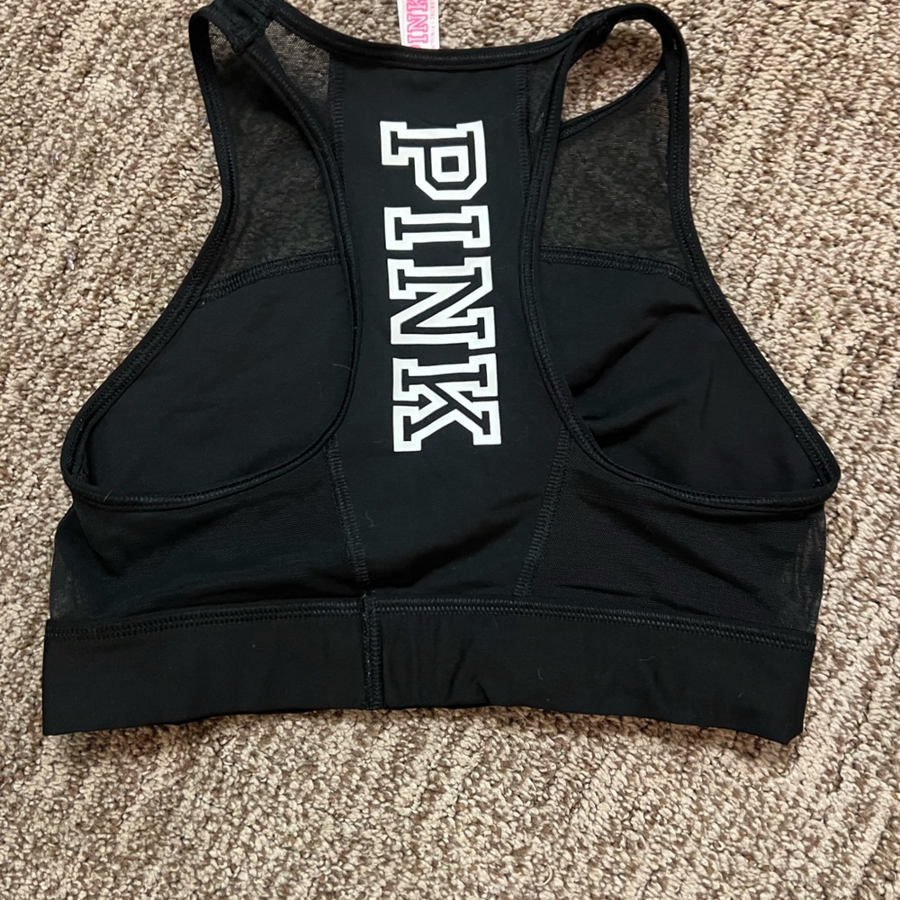 Victoria’s secret Pink sports bra, black, extra small